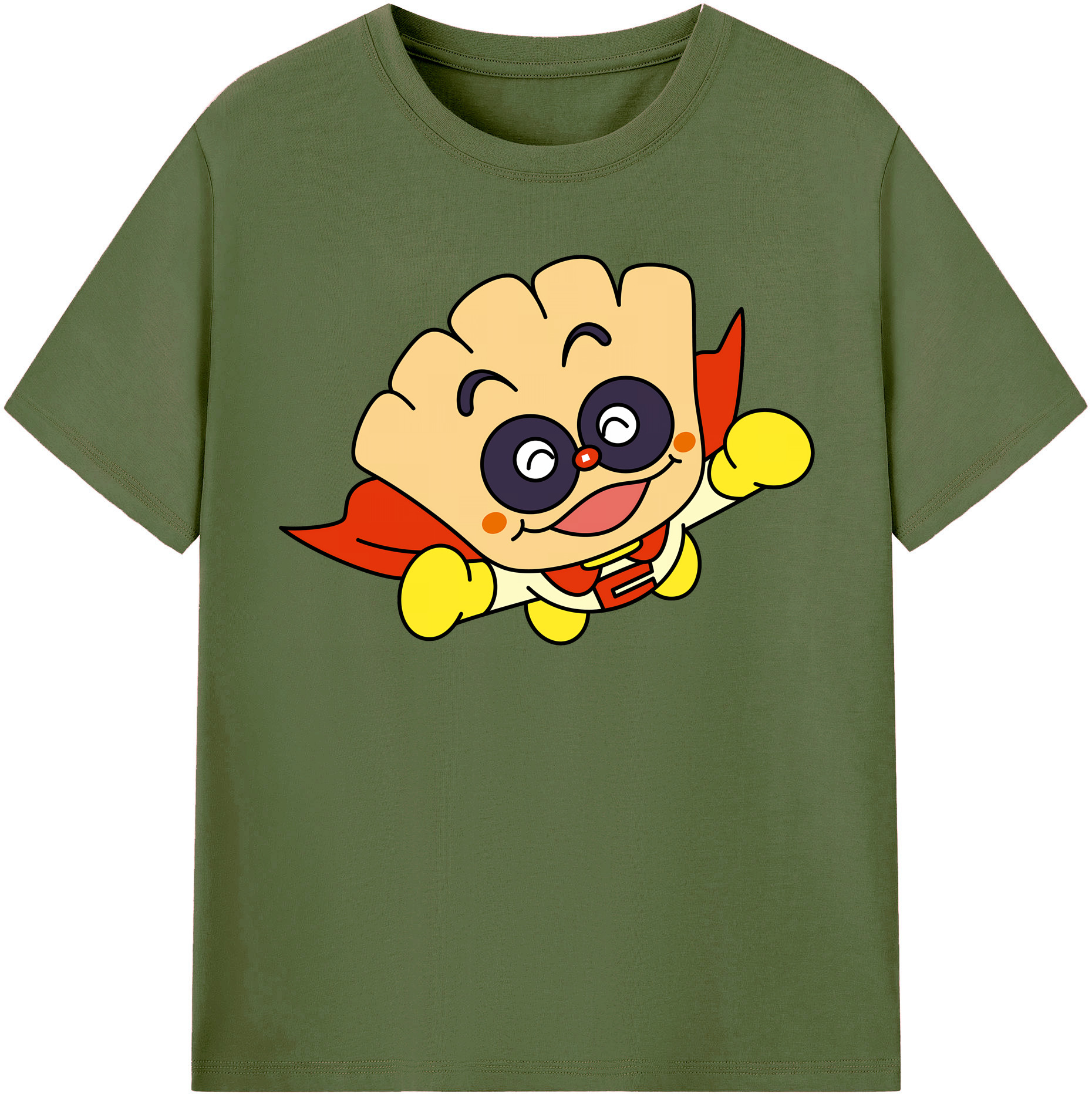 （画像用） アンパンマン Anpanman 綿100％半袖Tシャツ（フロントプリント）